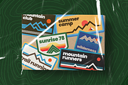 Retro Outdoor Badges, an Illustration by tifftuff (Thumbnail 6 of 6)