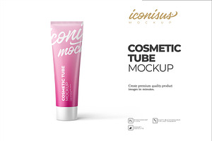 Cosmetic Tube Mockup Template