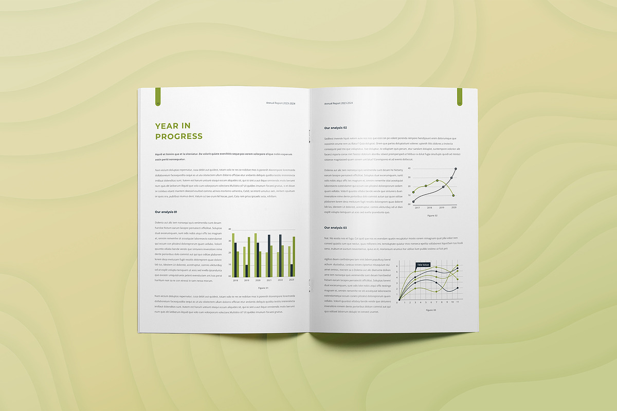 Canva Annual Report, a Brochure Template by DesignDevisers (Photo 6 of 11)
