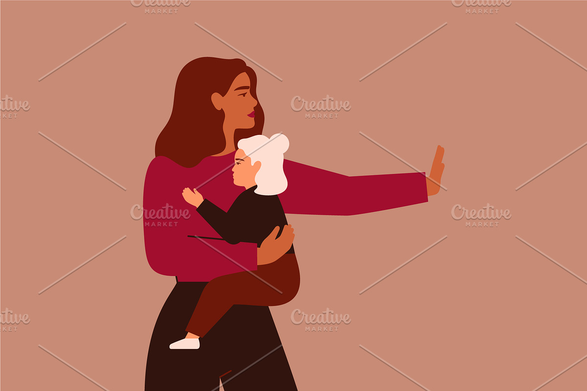 Stop Violence Against Children, an Illustration by Mary Long (Photo 4 of 4)