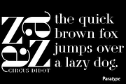 Circus Didot, a Serif Font by Paratype (Thumbnail 1 of 6)