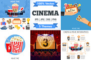 Cinema and Movie Themes, a Food Illustration by TAlex (Thumbnail 1 of 7)