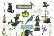 Vintage Halloween Scrap Kit (No-AI), a Pattern Graphic by MadeByAmaranta (Thumbnail 5 of 10)