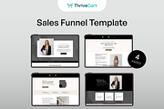 ThriveCart Sales Funnel Template, a Landing Page Template by Pixel & Flow (Thumbnail 1 of 9)