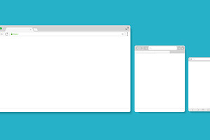 Browser Windows Empty Template