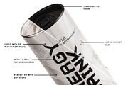 Energy Drink Mockup, a Packaging Mockup by HexenDesigns (Thumbnail 6 of 11)