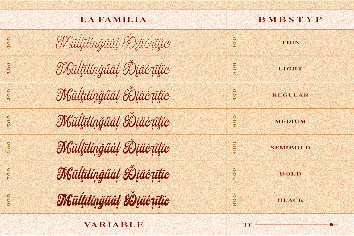 Thanjavur – Variable Display Script, a Script Font by Bombastype (Photo 4 of 11)