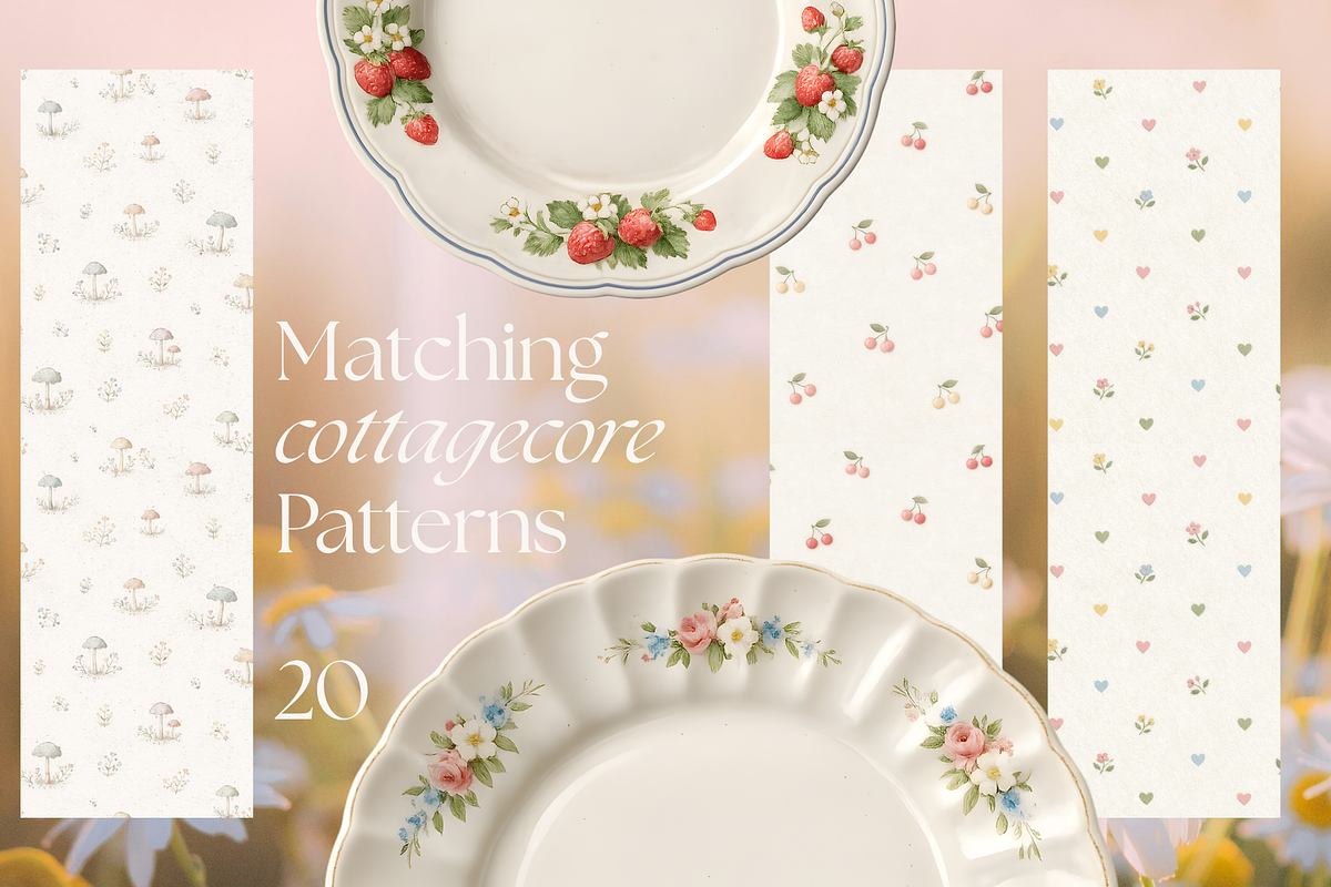 Porcelain Plates Frames Collage Kit, an Object Graphic by foxsong (Photo 5 of 6)