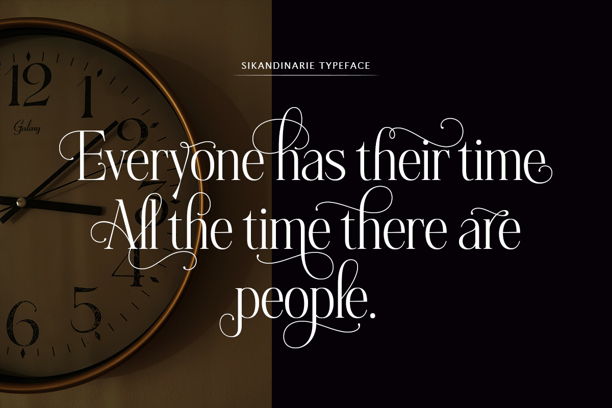 Sikandinarie, a Serif Font by Attract Studio (Photo 17 of 18)