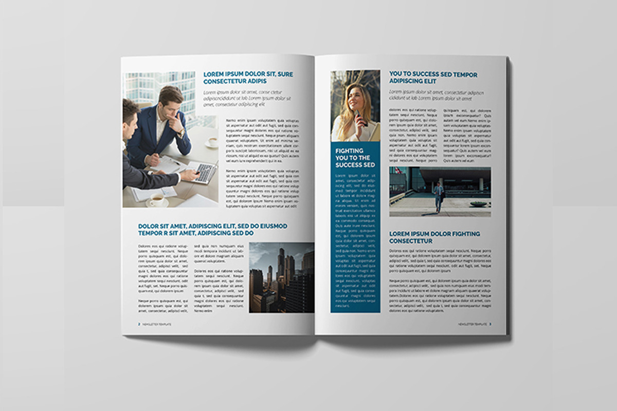 Newsletter Template, a Magazine Template by xtratimebd (Photo 2 of 5)