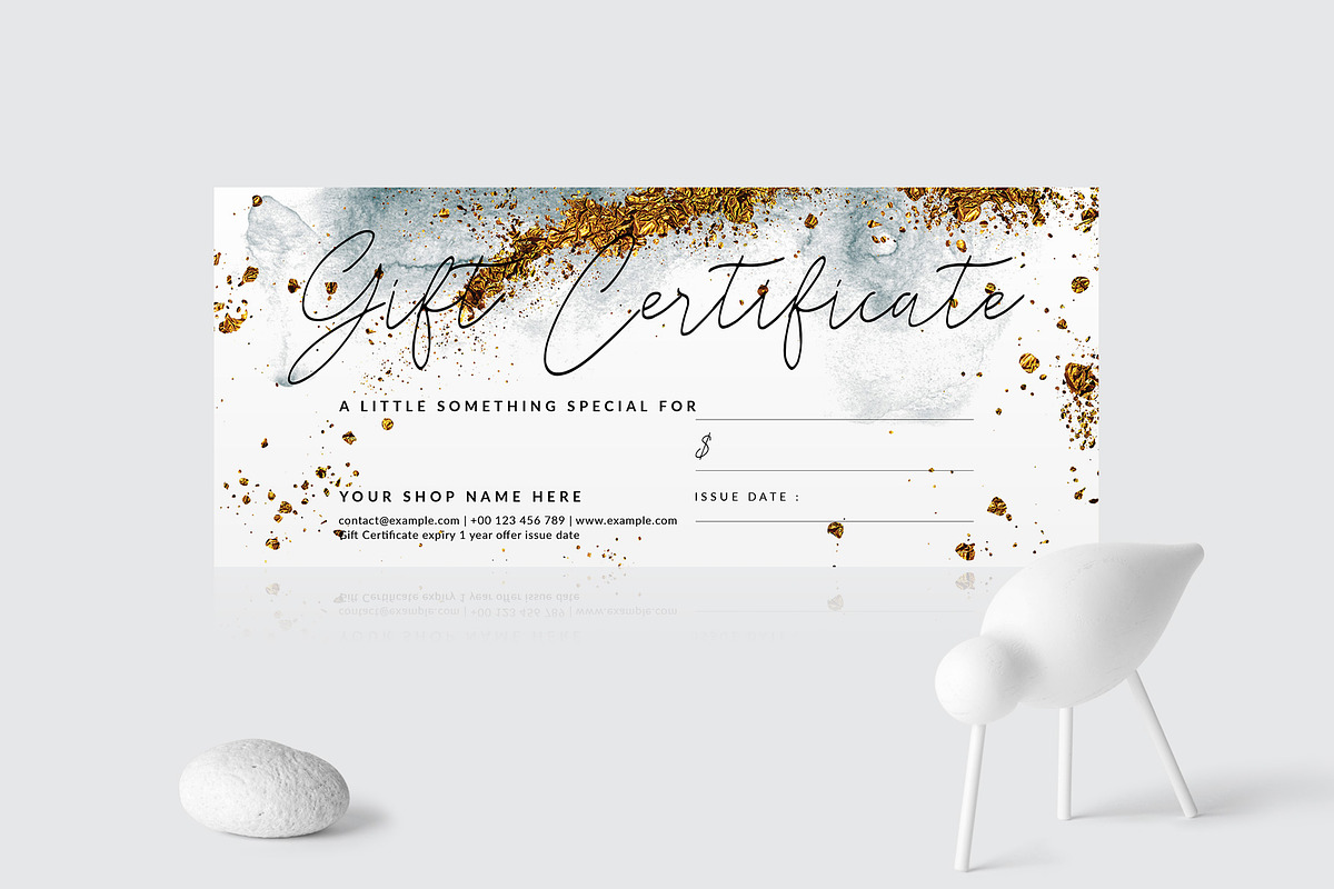 Gift Certificate, a Card Template by Amit Debnath (Photo 3 of 6)