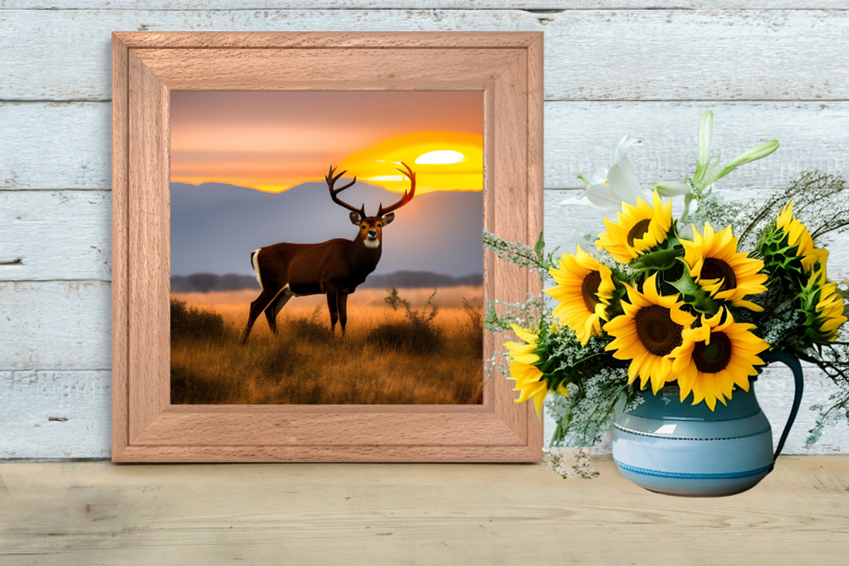 Custom art, Low Country, Buck Deer, a Branding & Logo Template by Boho Pixel Dust (Photo 7 of 10)