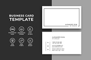 Simple Minimalist Business Card, a Business Card Template by Saman Osama (Thumbnail 4 of 8)