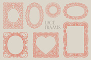 Whimsical Love Frames and Bows, an Object Graphic by DesignThatMatters (Thumbnail 3 of 11)