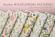 Wildflowers Print Seamless Patterns, a Pattern Graphic by Olya Creative (Thumbnail 2 of 15)