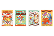 70s groovy hippie characters retro, an Illustration by Buch&Bee (Thumbnail 2 of 3)