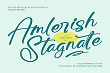 Amlerish Stagnate Bold Handwritten