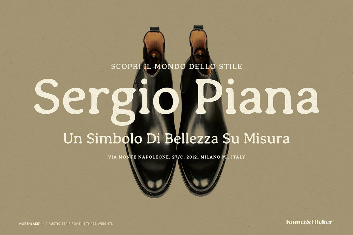 Northlake - A Rustic Serif Font, a Serif Font by Komet & Flicker (Photo 10 of 15)