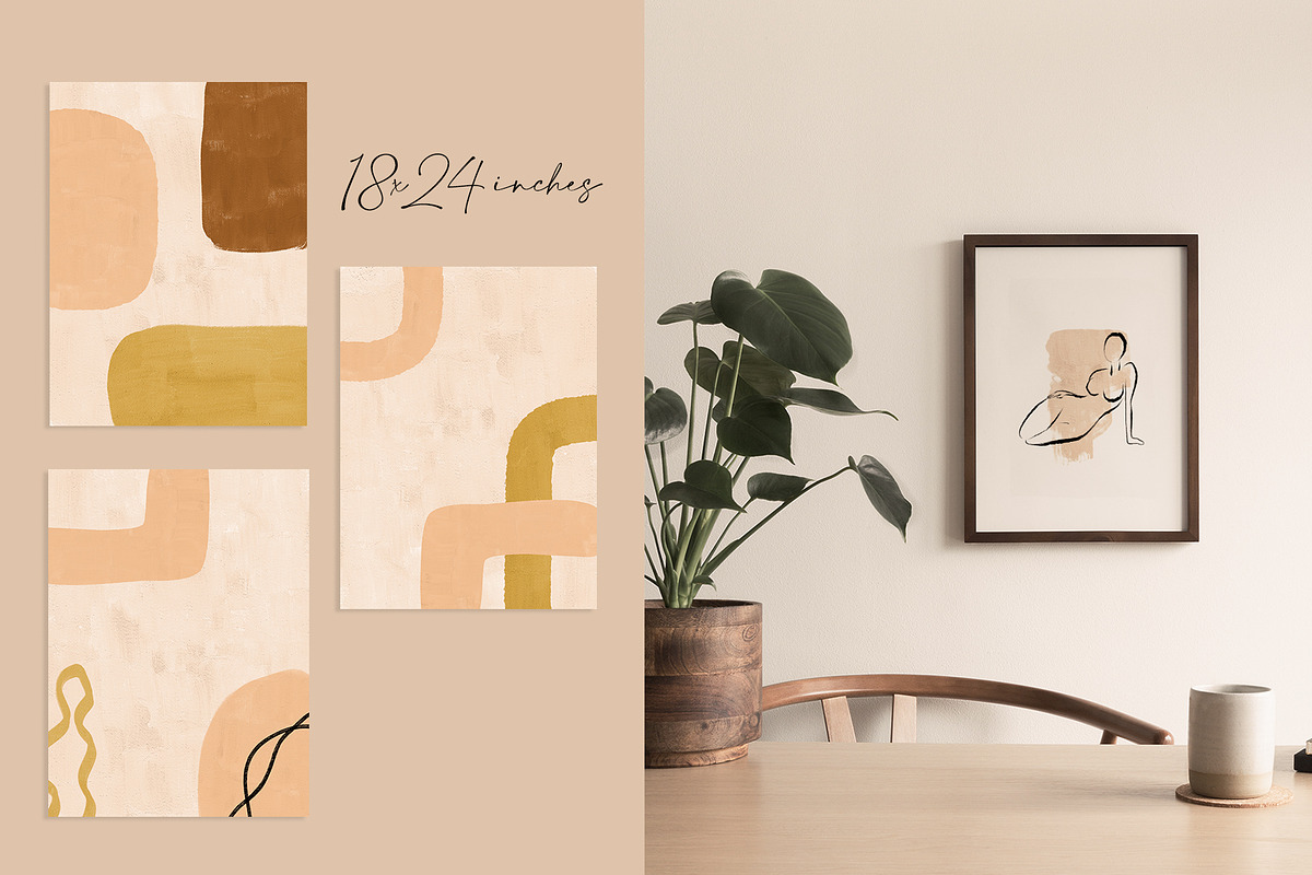 Poster Bundle Mystical Women Modern, a Decorative Illustration by Kaya Fonts (Photo 20 of 23)