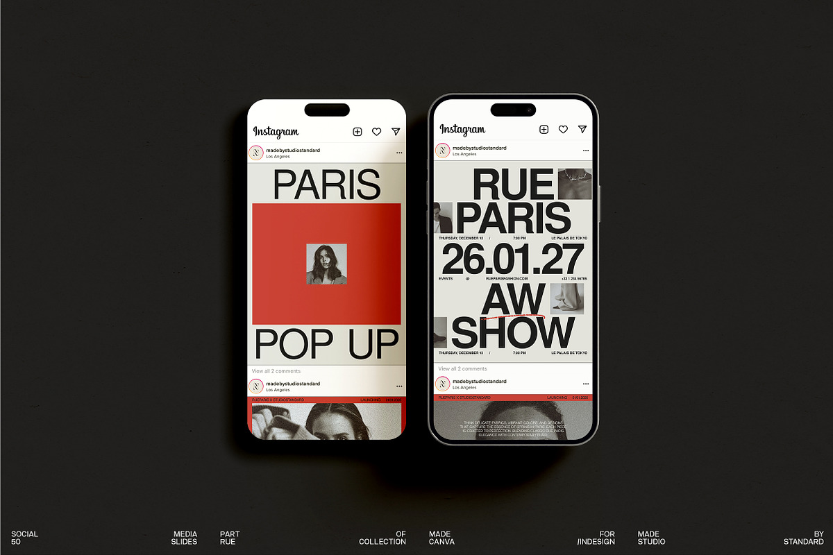 RUE | Social Media Kit, a Social Media Template by Studio Standard (Photo 1 of 12)