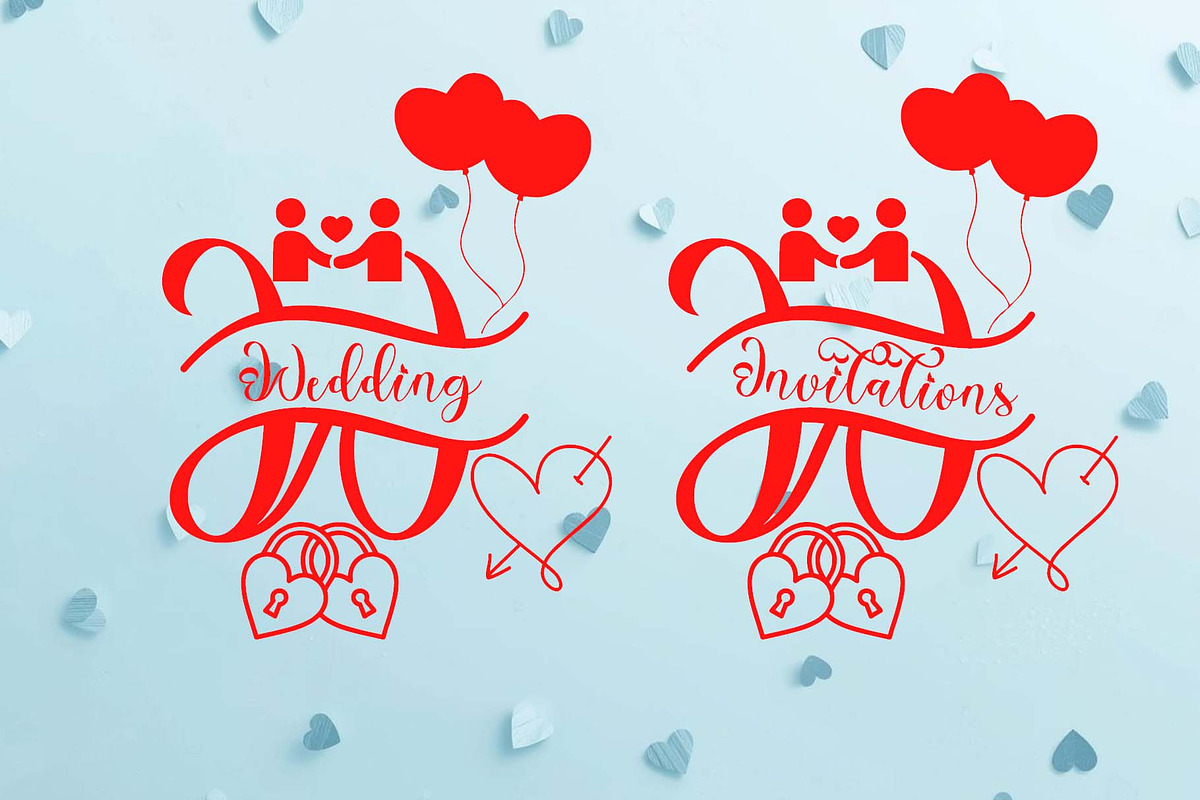 Sweet Amora Monogram, a Handwritten Font by Yoga Letter (Photo 4 of 8)