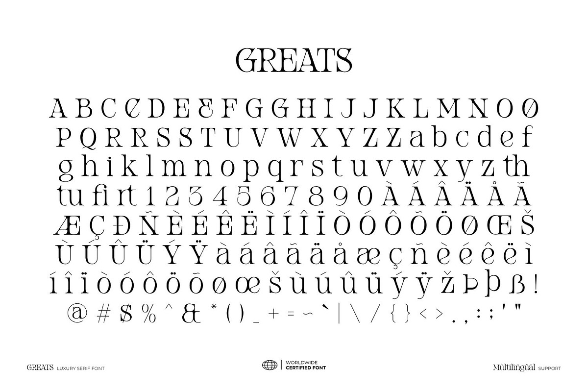 Greats - Luxury Serif Font, a Serif Font by ikiiko (Photo 6 of 7)