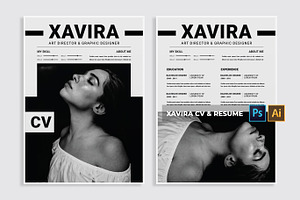 Xavira CV & Resume