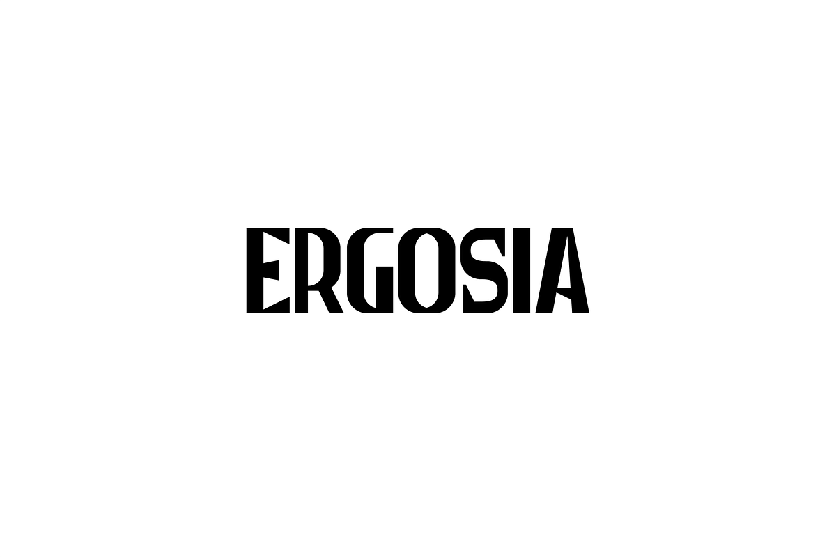 Ergo - Bold All caps grotesque, a Sans Serif Font by MoonBandit (Photo 1 of 6)