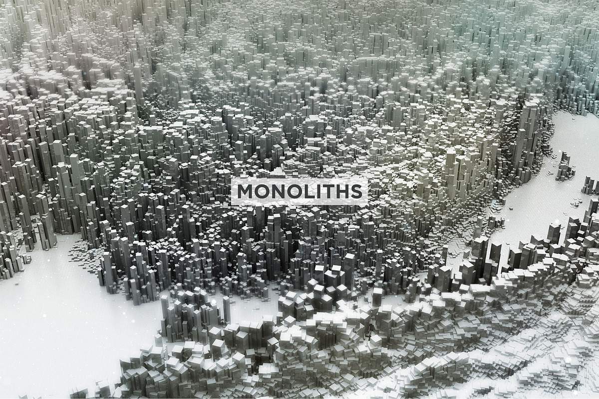 [New] Monoliths Landscapes, a Background Graphic by DesignSomething