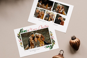 Christmas Card Template CD229