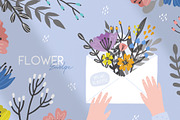 Modern floral spring set, an Object Graphic by MaNechaeva (Thumbnail 1 of 13)