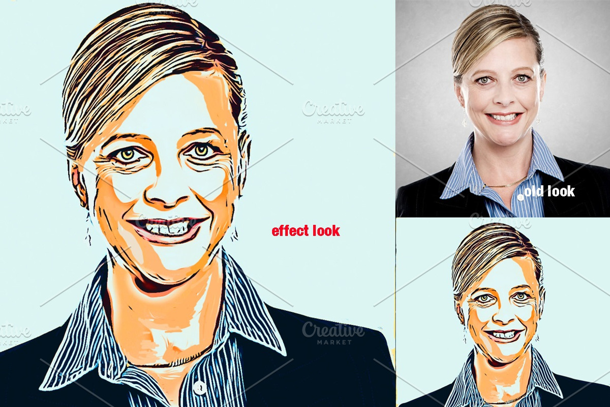 Portrait Cartoon Effect Action, an Action Add-On by MRI STUDIO (Photo 15 of 24)