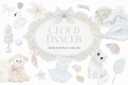 Cloud Dancer. Quirky watercolor., an Object Graphic by ma_i_vi (Thumbnail 1 of 10)