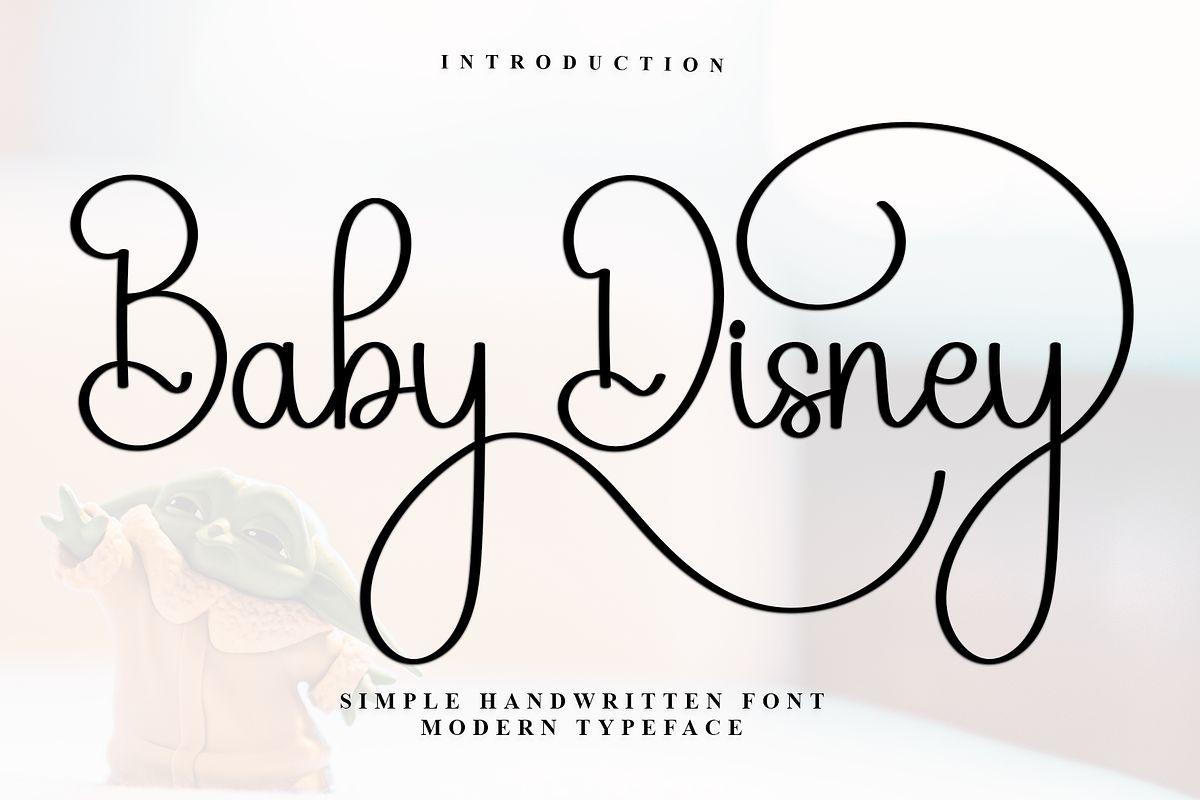 Baby Disney, a Handwritten Font by InermediaSTUDIO (Photo 1 of 7)
