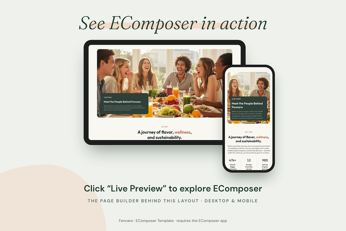 Fennaro - Shopify EComposer Template, a Shopify Template by Boost Convert (Photo 7 of 11)