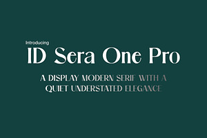 ID Sera One Pro - Playful Vintage
