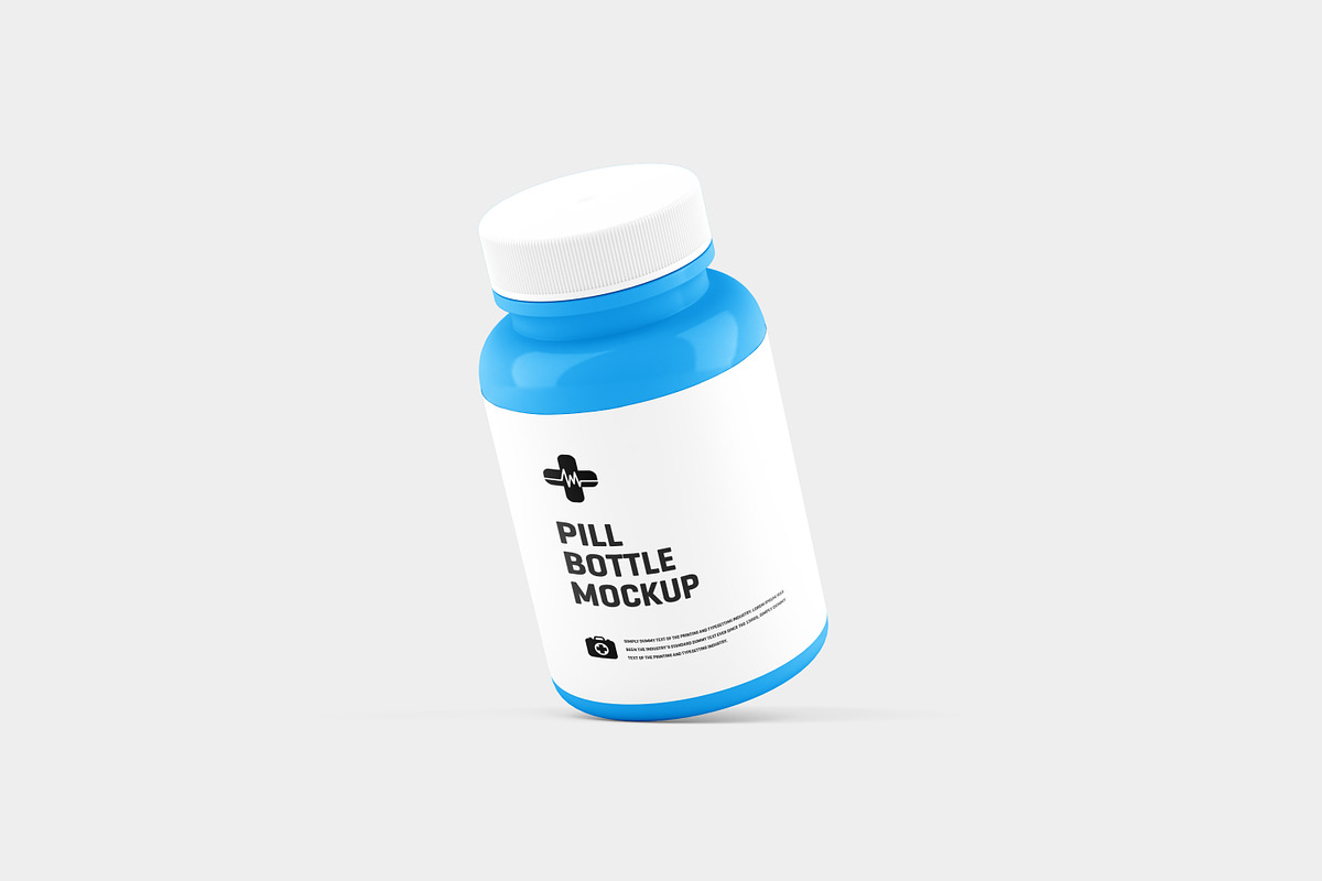 Pill Bottle Mockup, a Cups & Container Mockup by Toasin Studio (Photo 4 of 11)