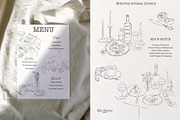 Editorial Tablescape Line Art, an Object Graphic by Mio Buono (Thumbnail 5 of 17)