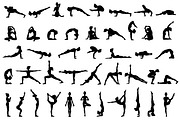 75 Yoga poses. Big collection, a Healthcare Illustration by tamara.comotomka (Thumbnail 1 of 2)