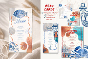 Mediterranean Menu Template & DIY, a Card Template by Alisa Mikibith Art (Thumbnail 7 of 10)