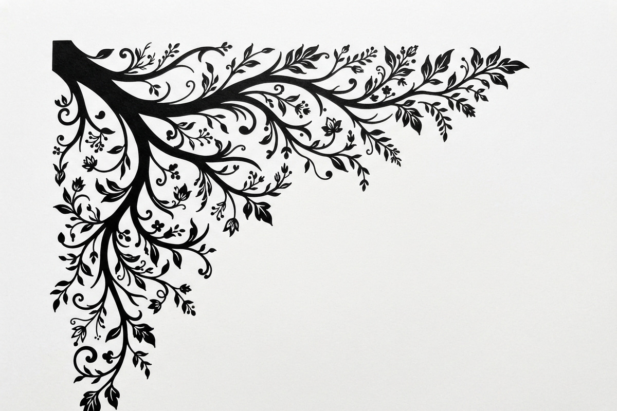 50 Tree Branch Corner Silhouette, a Decorative Illustration by Amazin_art (Photo 15 of 27)