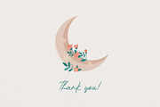 Blossom moon garden clipart, an Illustration by BrillCreateArt (Thumbnail 4 of 4)