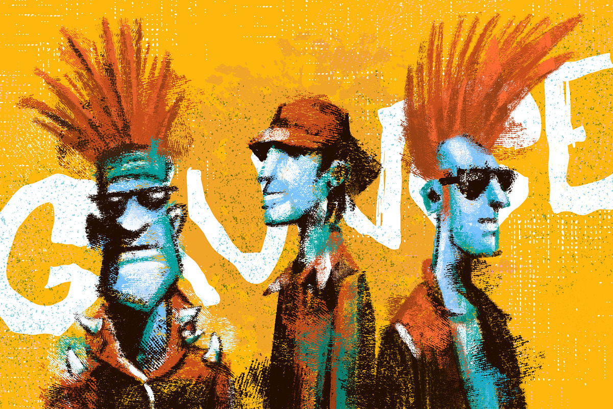 Naive Grunge Procreate Brushes, a Brush Add-On by brushapes.com (Photo 9 of 11)