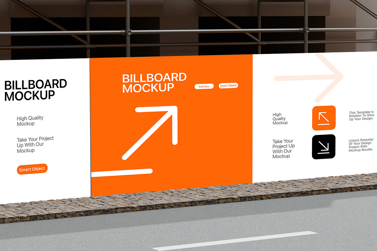 Construction Site Billboard Mockup, a Product Mockup by orenjidesign (Photo 7 of 8)