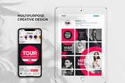 Tour - Instagram Puzzle Feed, a Social Media Template by Plan B (Thumbnail 2 of 6)