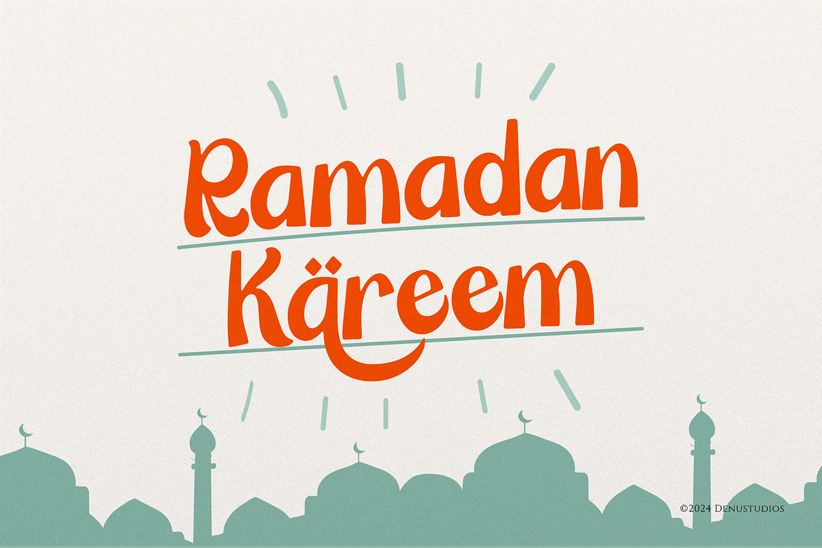 Tazmeera | Playful Arabic Typeface, a Handwritten Font by Denustudios (Photo 2 of 12)