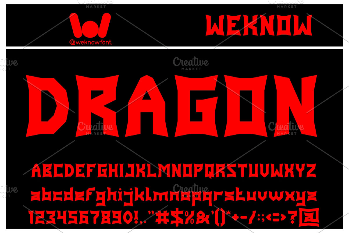 Panther Font, a Font by weknow (Photo 5 of 5)