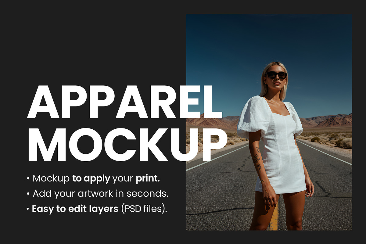 Apparel Mockup | Modern Dress, a Shirt Mockup by ARARA ✸ Creative Design (Photo 1 of 3)