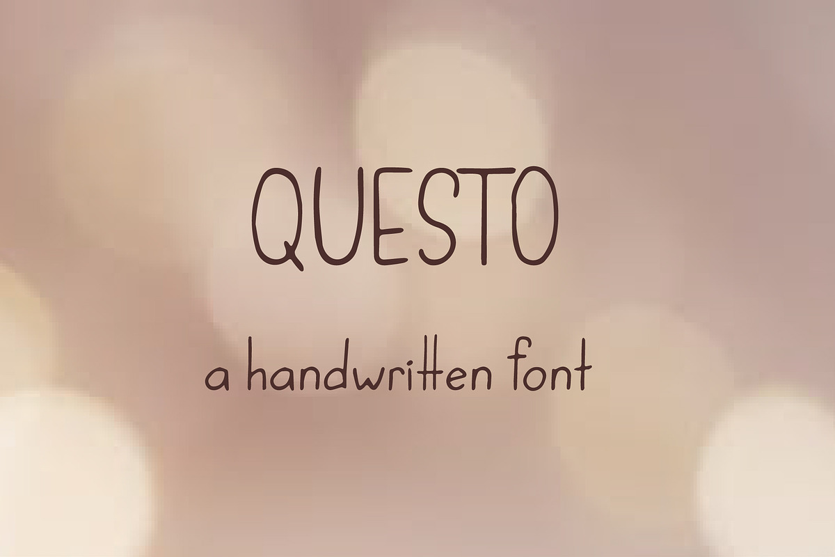 Questo - Handwritten Font