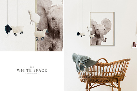 Nursery Mockup Frame Customisable